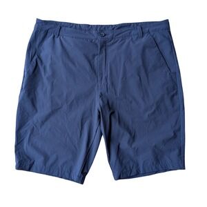Oakley Shorts Mens 40 Blue Striped Golf Outdoor Athletic Performance Lightweight